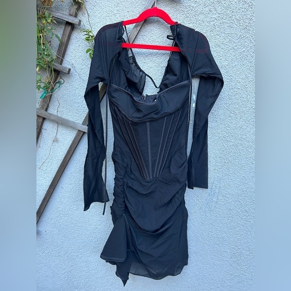 House of CB Gianna Dress in Black - Picture 8 of 11